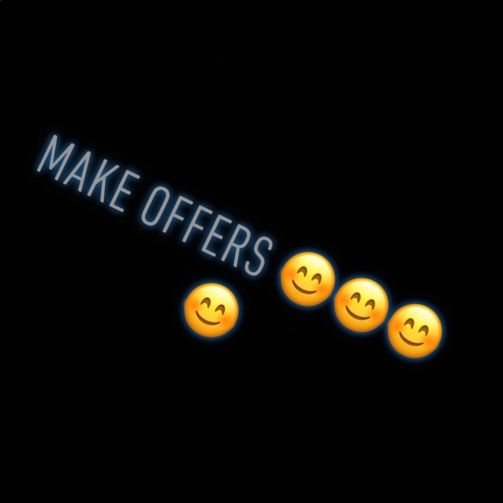 FEEL FREE TO MAKE OFFERS 😊